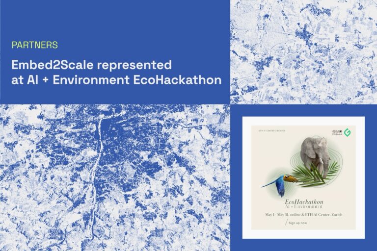Embed2Scale represented at AI + Environment EcoHackathon