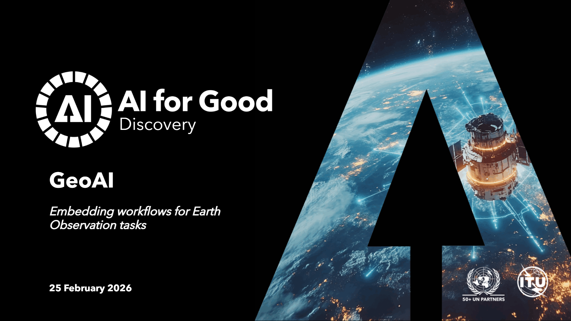 Embed2Scale Experts to Present at AI for Good GeoAI Workshop