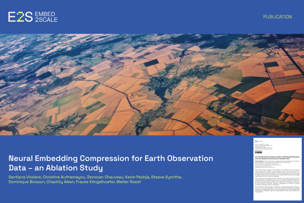 Neural Embedding Compression for Earth Observation Data – an Ablation Study