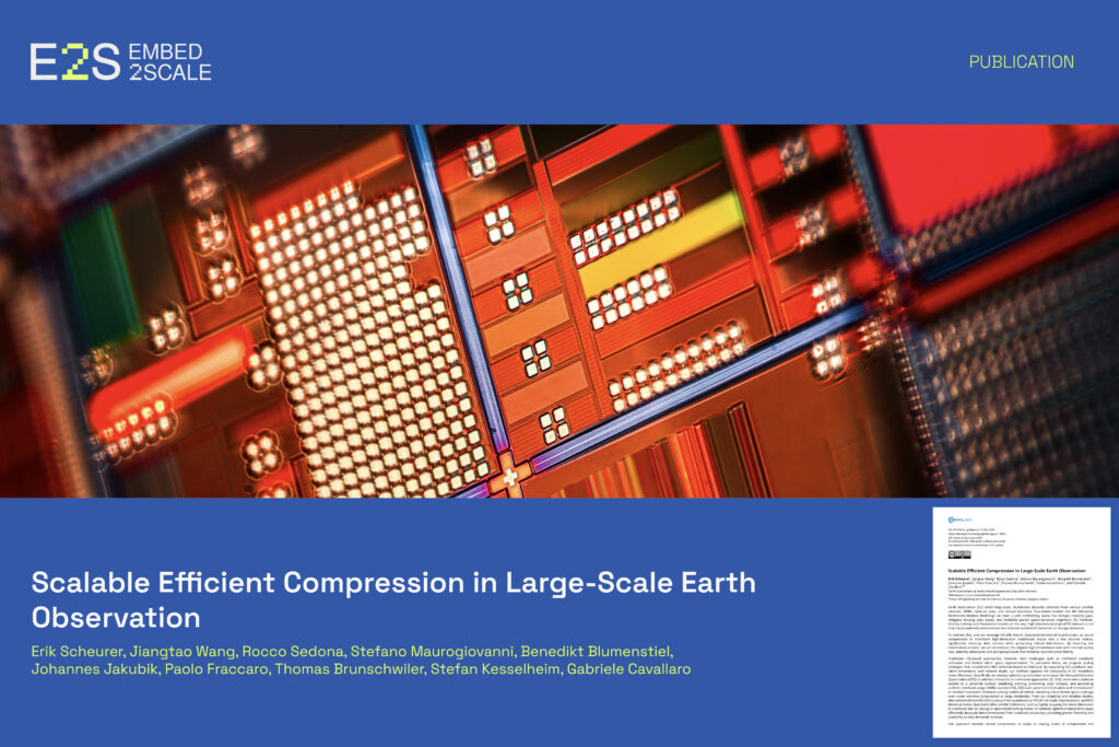 Scalable Efficient Compression in Large-Scale Earth Observation