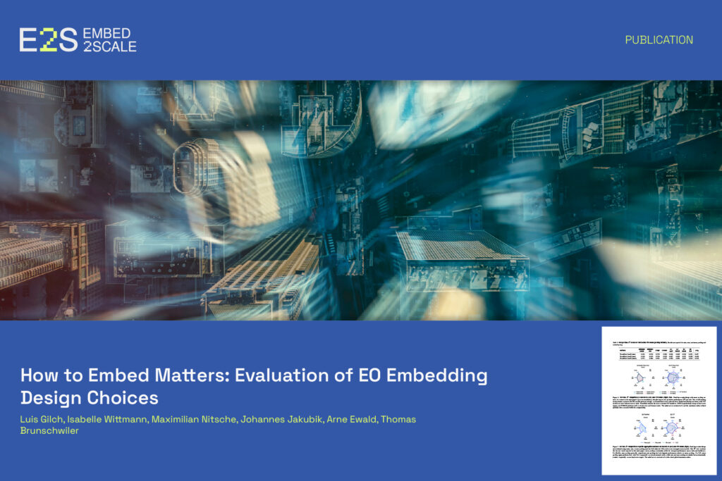 How to Embed Matters: Evaluation of EO Embedding Design Choices