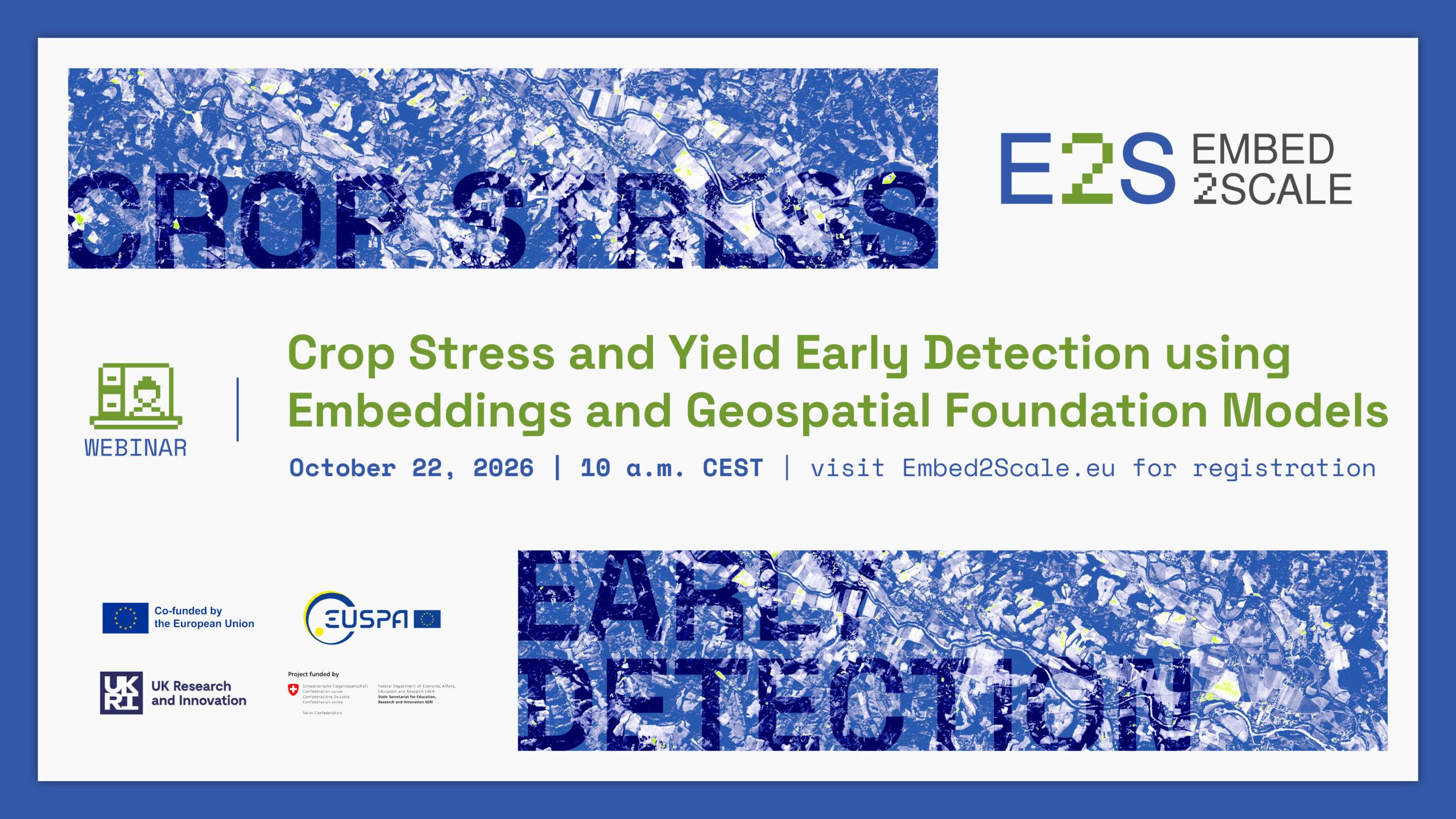 Crop Stress and Yield Early Detection using Embeddings and Geospatial Foundation Models