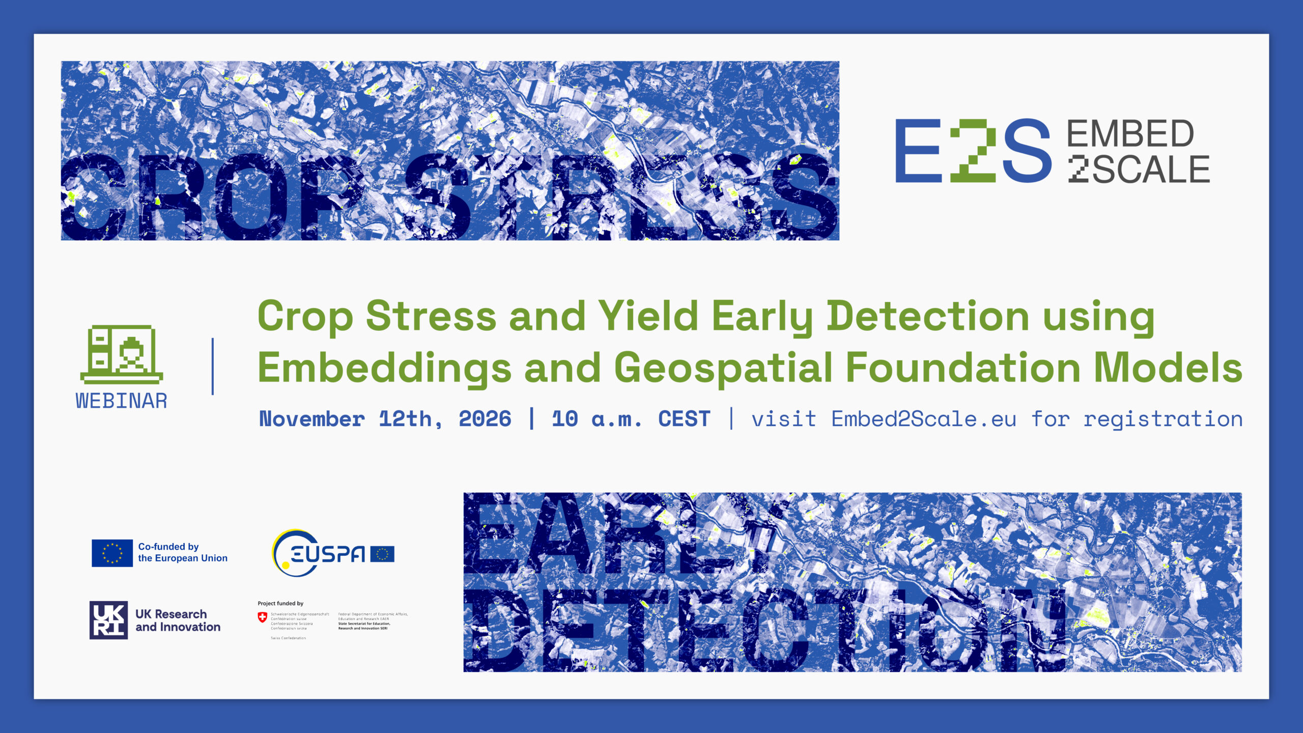 Crop Stress and Yield Early Detection using Embeddings and Geospatial Foundation Models