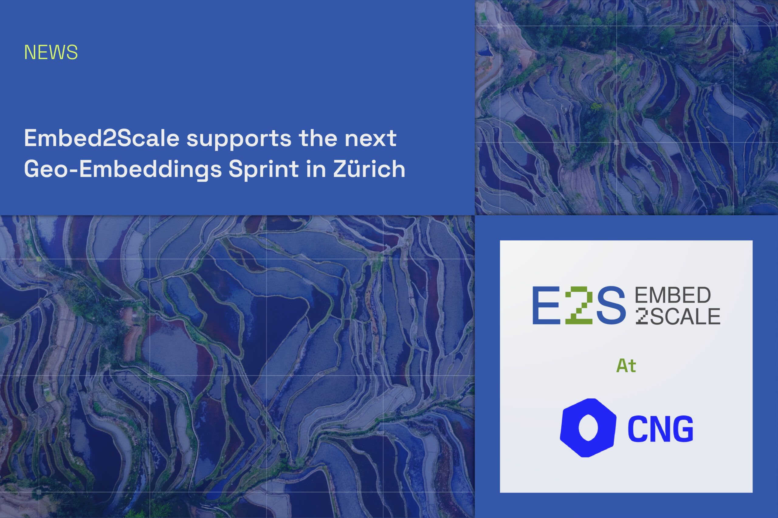 Embed2Scale supports the next Geo-Embeddings Sprint in Zürich