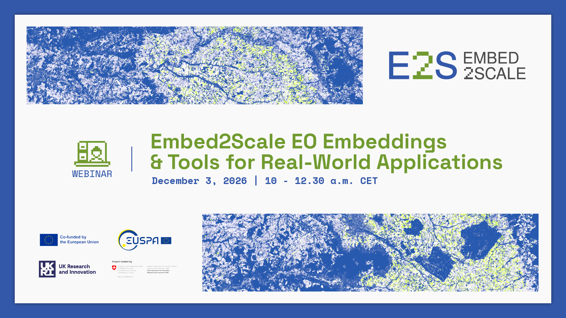 Embed2Scale: EO Embeddings & Tools for Real-World Applications